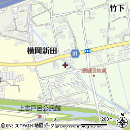 静岡県島田市竹下157周辺の地図