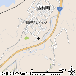 島根県浜田市西村町1433-77周辺の地図
