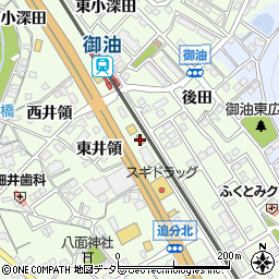 金太郎豊川１号店周辺の地図