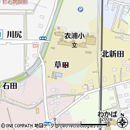 愛知県知多郡武豊町草口周辺の地図