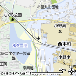 兵庫県小野市大島町352-37周辺の地図