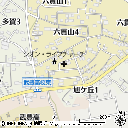 愛知県知多郡武豊町六貫山5丁目18周辺の地図