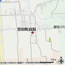兵庫県たつの市誉田町高駄246-2周辺の地図