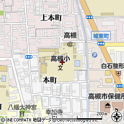 大阪府高槻市本町3周辺の地図