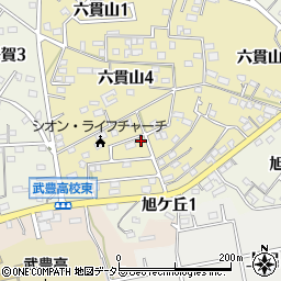 愛知県知多郡武豊町六貫山5丁目22周辺の地図