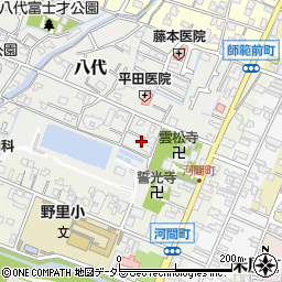 兵庫県姫路市八代714-3周辺の地図