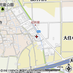 京都府京田辺市松井古松井85周辺の地図