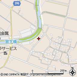 兵庫県姫路市飾東町塩崎282周辺の地図
