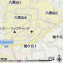 愛知県知多郡武豊町六貫山3丁目23周辺の地図