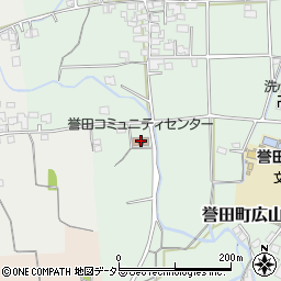 誉田コミュニティセンター周辺の地図