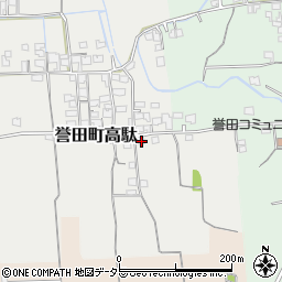 兵庫県たつの市誉田町高駄224周辺の地図