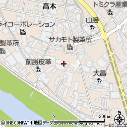 兵庫県姫路市花田町高木50周辺の地図