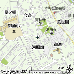 愛知県豊川市御油町河原畑59周辺の地図