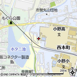 兵庫県小野市大島町352-30周辺の地図