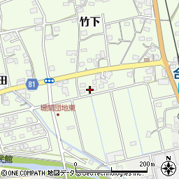静岡県島田市竹下367周辺の地図