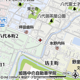 兵庫県姫路市八代377周辺の地図