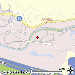 静岡県浜松市浜名区大平118周辺の地図