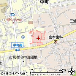 阪神調剤薬局　小野店周辺の地図