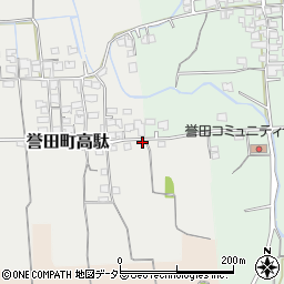 兵庫県たつの市誉田町高駄218周辺の地図