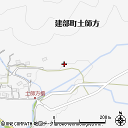 岡山県岡山市北区建部町土師方413周辺の地図