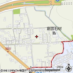 兵庫県たつの市誉田町福田周辺の地図