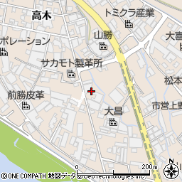 兵庫県姫路市花田町高木114周辺の地図
