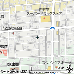 静岡県焼津市与惣次232の地図 住所一覧検索 地図マピオン