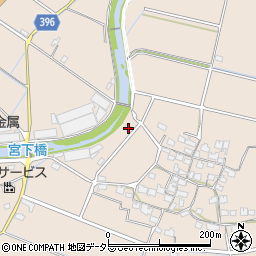 兵庫県姫路市飾東町塩崎282-2周辺の地図