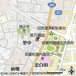 愛知県知多郡武豊町里中81-1周辺の地図