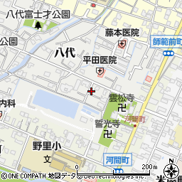 兵庫県姫路市八代714周辺の地図