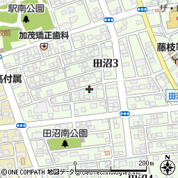 亀澤荘Ｂ棟周辺の地図