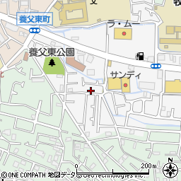 大阪府枚方市養父東町11周辺の地図