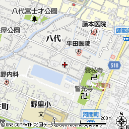 兵庫県姫路市八代714-8周辺の地図