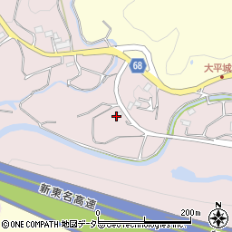 静岡県浜松市浜名区大平143周辺の地図