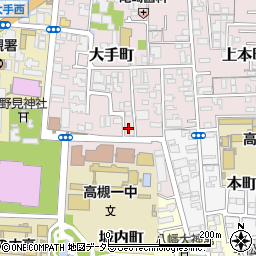 大阪府高槻市大手町6周辺の地図