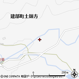 岡山県岡山市北区建部町土師方494周辺の地図