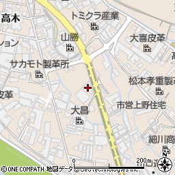 兵庫県姫路市花田町高木129周辺の地図