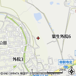 大阪府箕面市外院3丁目38周辺の地図