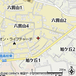 愛知県知多郡武豊町六貫山3丁目25周辺の地図