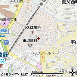 大阪府枚方市牧野下島町15周辺の地図