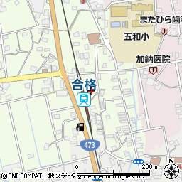 静岡県島田市竹下444-6周辺の地図