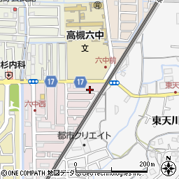 天川新町公民館周辺の地図