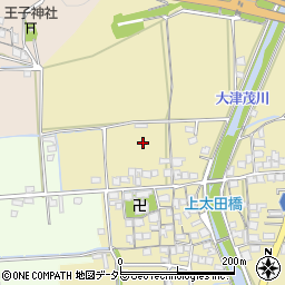兵庫県揖保郡太子町上太田周辺の地図