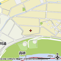 愛知県豊川市豊津町高砂周辺の地図
