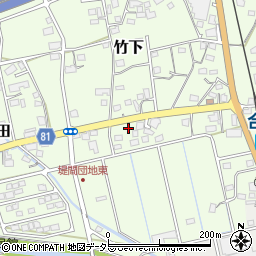 静岡県島田市竹下362-6周辺の地図