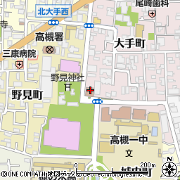 高槻市商業団体連合会周辺の地図