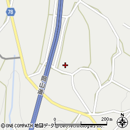 岡山県加賀郡吉備中央町上竹3160周辺の地図