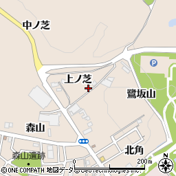 京都府城陽市富野上ノ芝周辺の地図