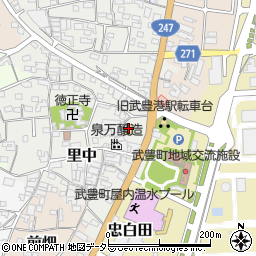 愛知県知多郡武豊町里中27周辺の地図