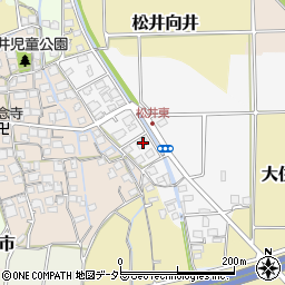 京都府京田辺市松井古松井81周辺の地図